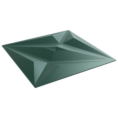 vidaXL Nástenné panely Hviezda 48 pcs Star Zelený 50 x 50 cm XPS Pena