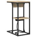 vidaXL Nočný stolík Sonoma dub 41,5 x 26 x 60,5 cm Kompozitné drevo