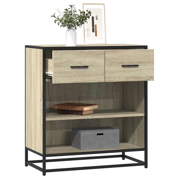 vidaXL Komoda dub sonoma 68x35x76 cm kompozitné drevo