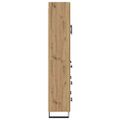 vidaXL Highboard 2 ks Remeselný dub 69,5 x 34 x 180 cm