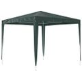 vidaXL Profesionálny párty stan 2,5x2,5 m, zelený 90 g/m²