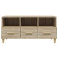 vidaXL TV stolík vo farbe dubu sonoma 102x36x50 cm spracované drevo