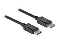 Kábel DisplayPort - DisplayPort (M) do DisplayPort (M) - DisplayPort 2.0 - 1 m - podpora 10K60Hz (10240x4320) - čierna