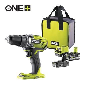Ryobi, R18DD3-252S, 18V One Plus ™ dvou rýchlostný vrtací šroubovák