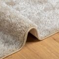 vidaXL Koberec ISTAN vysoký vlas lesklý vzhľad béžový 100x200 cm
