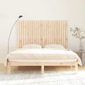 vidaXL Nástenné čelo postele 166x3x110 cm masívna borovica