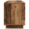 vidaXL TV skrinka s LED svetlami staré drevo 160,5x41x50 cm