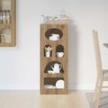 vidaXL Servírovacia skriňa ELST Remeselný dub 40 x 35 x 100,5 cm