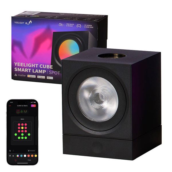 Yeelight Cube Light Smart Gaming Lamp Spot + podstavec