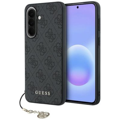 Puzdro Guess HC PU 4G Classic Logo s príveskom pre Samsung Galaxy A57 čierna