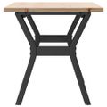 vidaXL Konferenčný stolík v tvare Y 100x50x45 cm borovica a oceľ