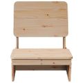 VidaXL záhradné stoličky 2 ks 60x64x70,5 cm masívne drevo borovica