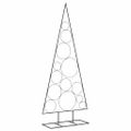 vidaXL Kovový vianočný dekoratívny stromček čierny 150 cm