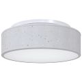 vidaXL Stropná lampa so bodmi Sivá 38 x 38 x 13,5 cm látka