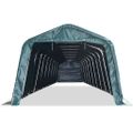 vidaXL Odnímateľný prístrešok pre dobytok PVC 550 g/m², 3,3x16 m, zelený