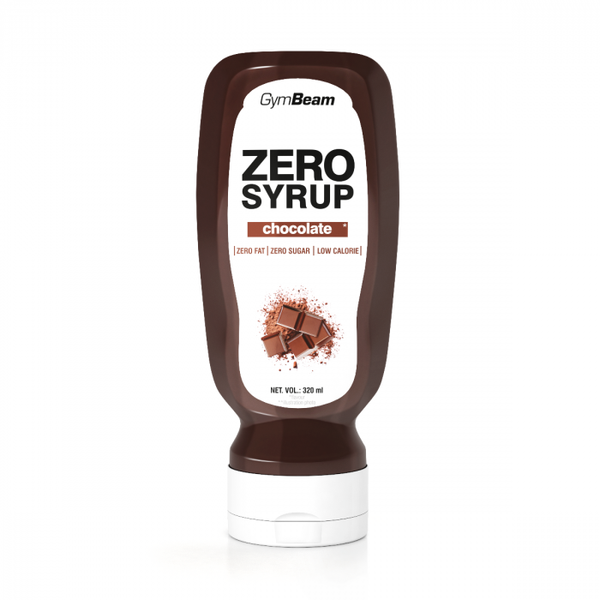 ZERO SIRUP čokoláda - GymBeam, 320 ml