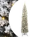 vidaXL Umelý vianočný stromček Zelená 210 cm PVC, oceľ a plast