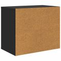 vidaXL Mačka Dom Čierna 51 x 30 x 42,5 cm Kompozitné drevo