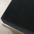 vidaXL Plachty Jersey 2 ks čierna 100x200 cm bavlna