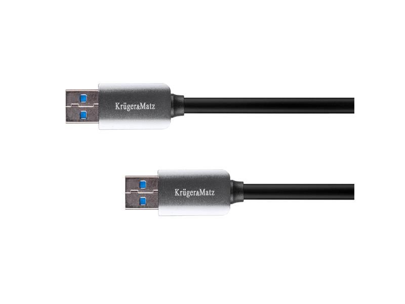Kábel KRUGER & MATZ KM0337 1x USB 3.0 A konektor / 1x USB 3.0 A konektor 1m