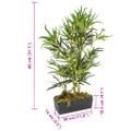 vidaXL Umelý bambusový strom 368 listov 80 cm zelený