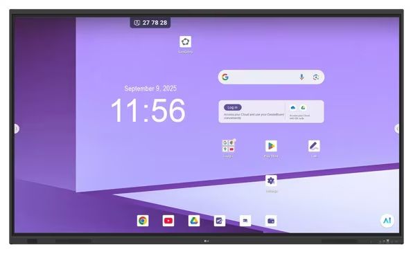 86'' LG LED 86TR3DQ-B - UHD, 400cd, Android 14,16/7