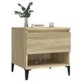 vidaXL Bočné stolíky 2 ks dub sonoma 50x46x50 spracované drevo