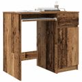 vidaXL Stôl staré drevo 86x49x76 cm kompozitné drevo