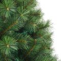 vidaXL Umelý vianočný stromček s 300 LED-i Zelená 210 cm PE a PVC