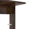 vidaXL Bočný stôl Dymová dub 40 x 38 x 62,5 cm Kompozitné drevo
