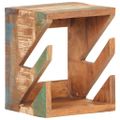 vidaXL Nástenný držiak na skateboard 25x20x30 cm masívne recyklované drevo