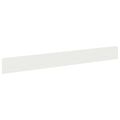 vidaXL Obrubník trávnika 20 ks 100 x 12 cm Oceľ Biela