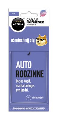 Osviežovače vzduchu AROMA CAR LETS SMILE Yoshi