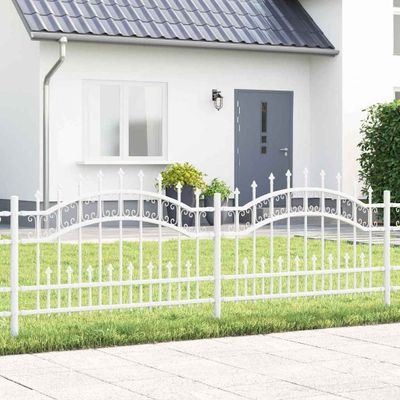 vidaXL Záhradný plot KAMPEN 240 x 118 cm Mesh Povrchovo upravená oceľ