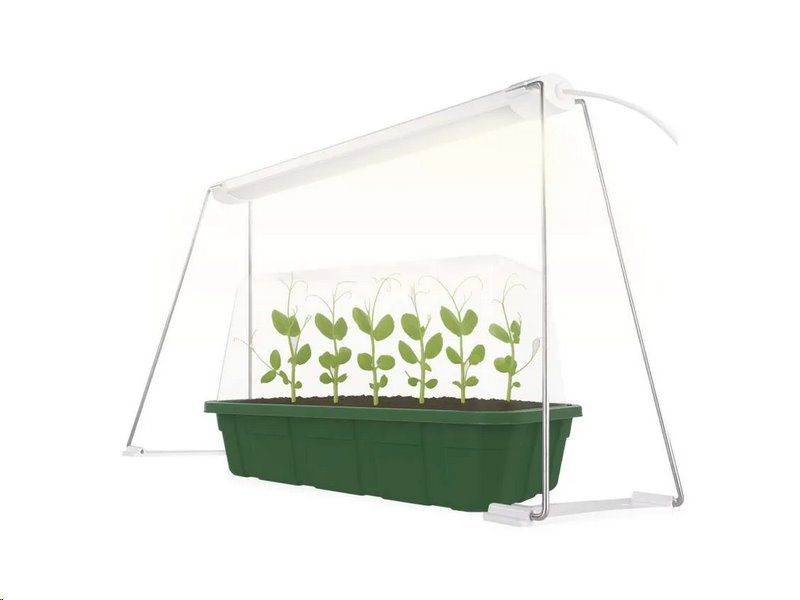 Pěstební lampa na sazenice EMOS Z7903 LED GROW 15 W, časovač, bílá