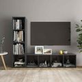 vidaXL TV skrinky 2 ks sivé 142,5x35x36,5 cm drevotrieska