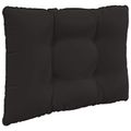 vidaXL Vankúš na vonkajšiu pohovku Polyester Čierna 60 x 50,5 cm