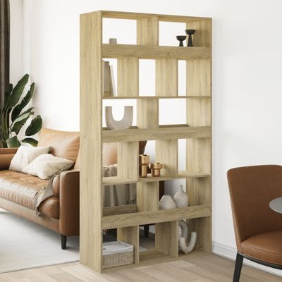 vidaXL Deliaca stena dub sonoma 100x33x187,5 cm kompozitné drevo