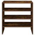 vidaXL Stojany na topánky 2 ks stohovateľné tmavý dub 60x30x30,5 cm