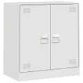 vidaXL Komoda biela 67x39x73 cm oceľová