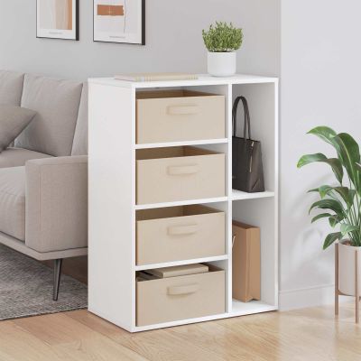 vidaXL Servírovacia skriňa so zásuvkou Biela 60 x 33,5 x 84 cm