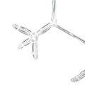 vidaXL Vianočný snehuliak 252 LED Teplá biela 44,5 x 38 cm PVC