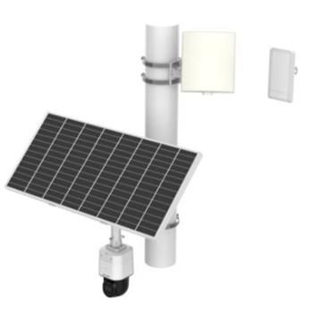 Hikvision 4MP IP PT ColorVU kamera so solárnym napájaním, LED 30m, Mikrofón, Reproduktor