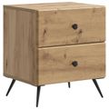 vidaXL Nočný stolík Dub artisan 43 x 34,5 x 47,5 cm Kompozitné drevo