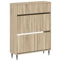 vidaXL Skriňa na topánky ZWOLLE 78 x 24 x 103 cm Kompozitné drevo