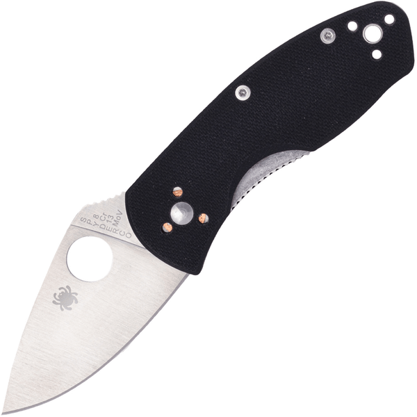 Spyderco C148GP Ambitious najmenší vreckový nôž 5,7 cm, čierna, G10