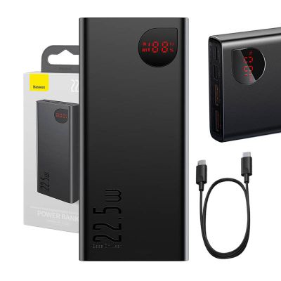 Powerbank Baseus Adaman Metal, 20000mAh, 22,5W (čierna)