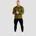 Mikina Basic Jumper Military Green - GymBeam, veľkosť XL, veľkosť oblečenia XL