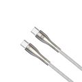 Forever Sleek kábel USB-C - USB-C 1,0 m 60W biely