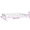 vidaXL Ohrádka pre psov 28 panelov čierna 100x50 cm práškovaná oceľ